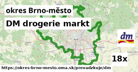 DM drogerie markt, okres Brno-město