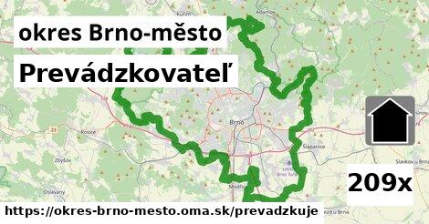 prevádzkovateľ v okres Brno-město