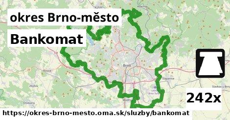 Bankomat, okres Brno-město