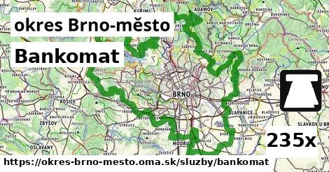 bankomat v okres Brno-město