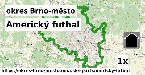 Americký futbal, okres Brno-město