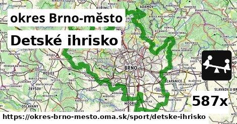 Detské ihrisko, okres Brno-město