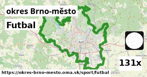 Futbal, okres Brno-město