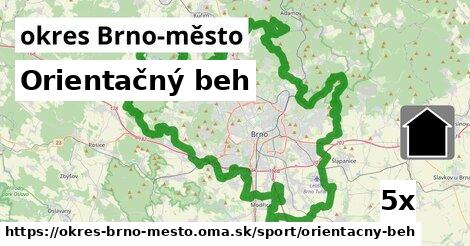 orientačný beh v okres Brno-město