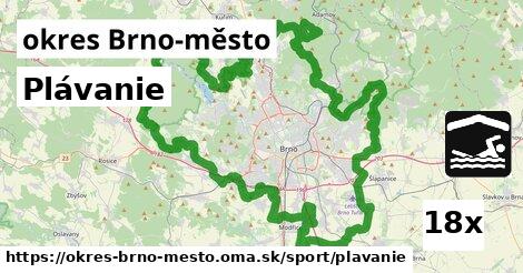 Plávanie, okres Brno-město