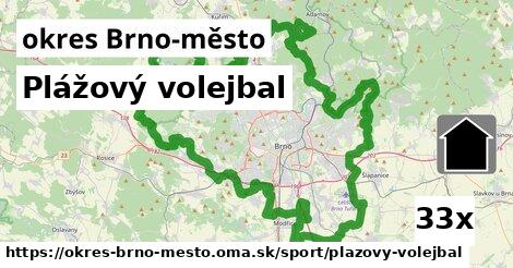 plážový volejbal v okres Brno-město