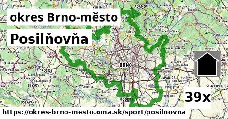 posilňovňa v okres Brno-město