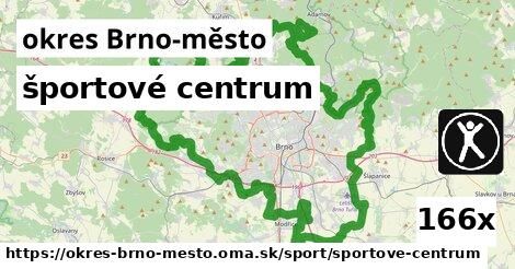športové centrum, okres Brno-město
