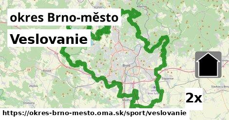 Veslovanie, okres Brno-město