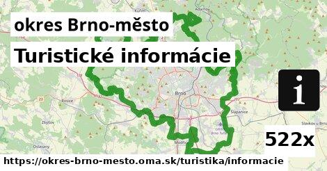 Turistické informácie, okres Brno-město