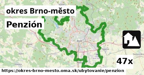 Penzión, okres Brno-město