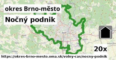 Nočný podnik, okres Brno-město