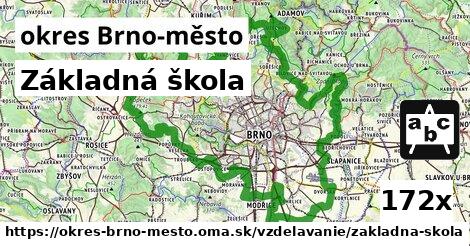 Základná škola, okres Brno-město