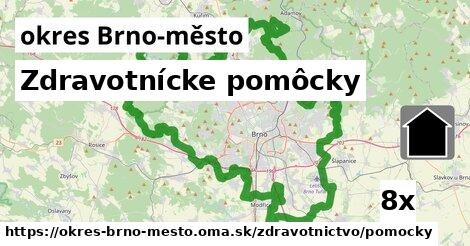 Zdravotnícke pomôcky, okres Brno-město