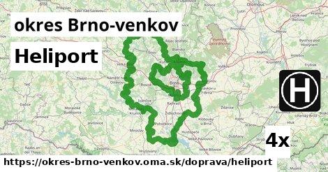 Heliport, okres Brno-venkov
