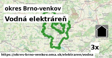 vodná elektráreň v okres Brno-venkov