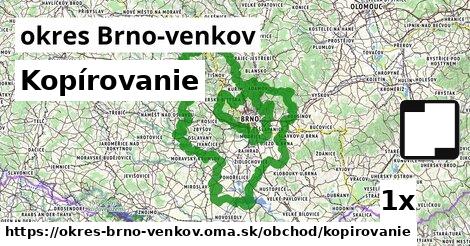 Kopírovanie, okres Brno-venkov