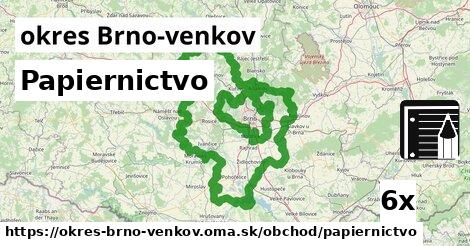 Papiernictvo, okres Brno-venkov