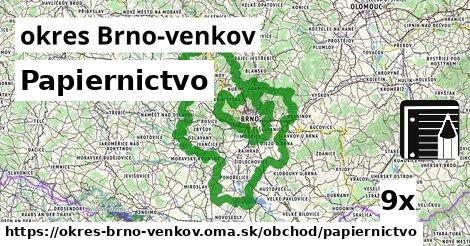 Papiernictvo, okres Brno-venkov