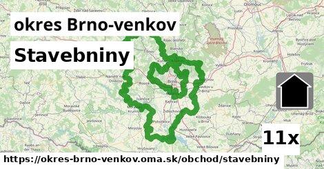 Stavebniny, okres Brno-venkov