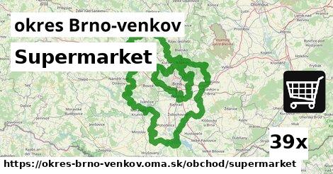 Supermarket, okres Brno-venkov