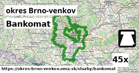 Bankomat, okres Brno-venkov