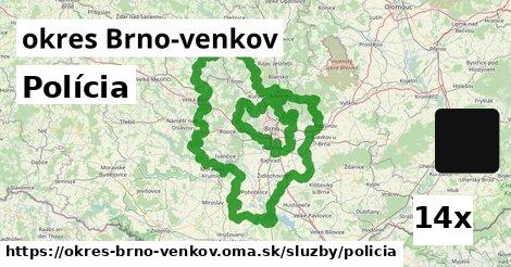 Polícia, okres Brno-venkov