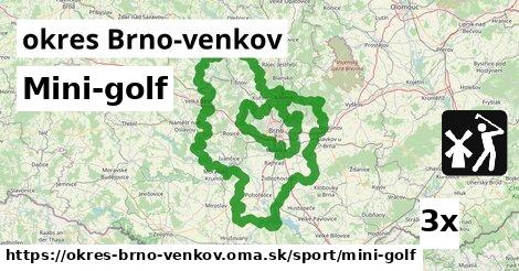 Mini-golf, okres Brno-venkov