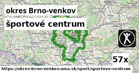 športové centrum v okres Brno-venkov