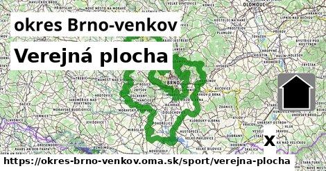 verejná plocha v okres Brno-venkov