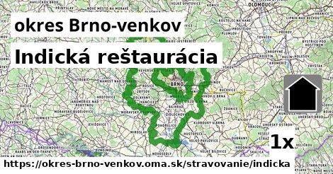 Indická reštaurácia, okres Brno-venkov