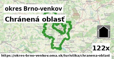 chránená oblasť v okres Brno-venkov