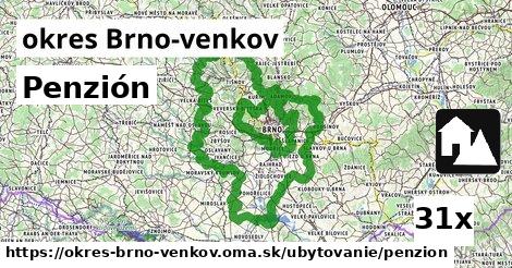 Penzión, okres Brno-venkov