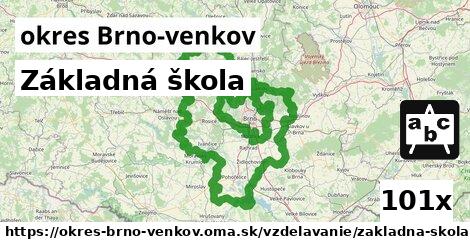 Základná škola, okres Brno-venkov