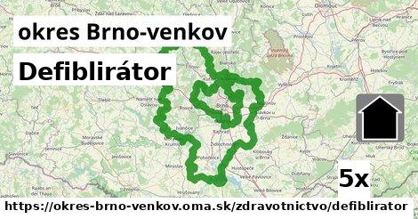 Defiblirátor, okres Brno-venkov
