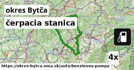 čerpacia stanica, okres Bytča