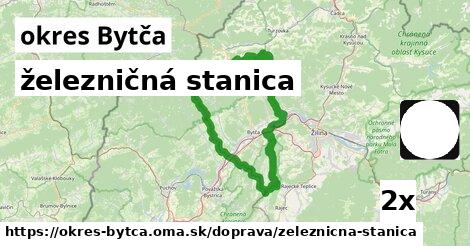 železničná stanica, okres Bytča