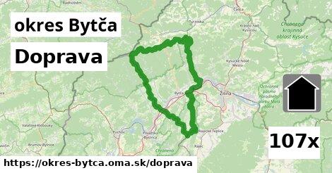 doprava v okres Bytča