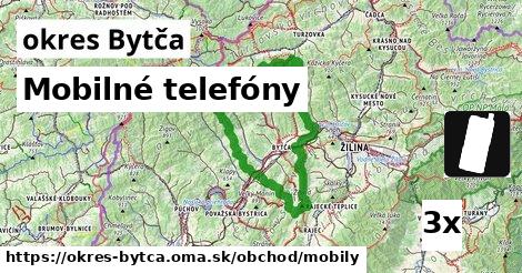 Mobilné telefóny, okres Bytča