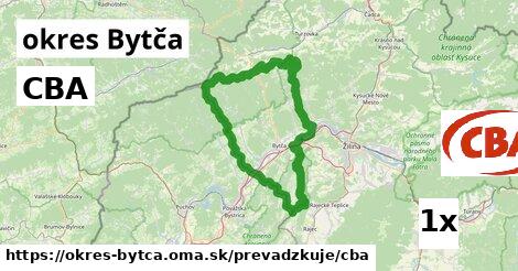 CBA, okres Bytča