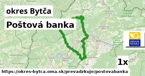 Poštová banka, okres Bytča