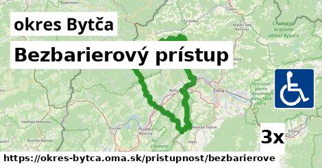 Bezbarierový prístup, okres Bytča