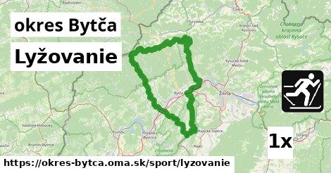 Lyžovanie, okres Bytča