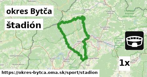 štadión, okres Bytča