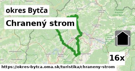 Chranený strom, okres Bytča