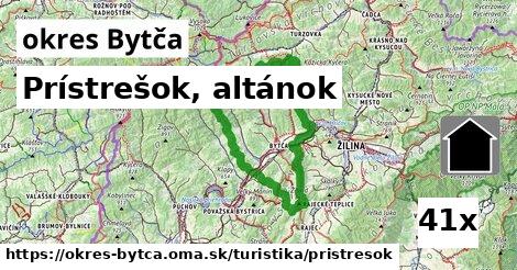 Prístrešok, altánok, okres Bytča