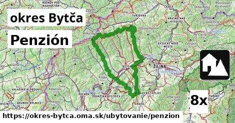 Penzión, okres Bytča