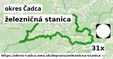 železničná stanica v okres Čadca