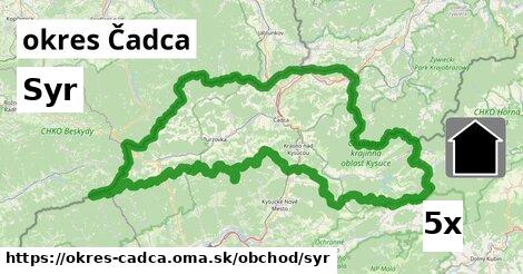 Syr, okres Čadca