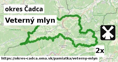 Veterný mlyn, okres Čadca